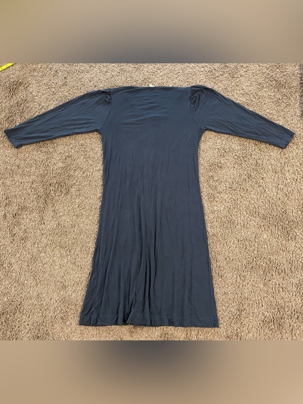 Kate Quinn Women’s 3/4 Sleeve Button Down Gray Henley Lounge Dress Size XS - Picture 7 of 7